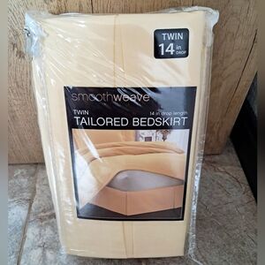 Smoothweave Twin Tailored Bedskirt Yellow New Home Decor
